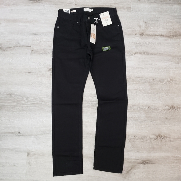 TOPMAN black regular slim jeans 30 x 30 - Picture 3 of 7